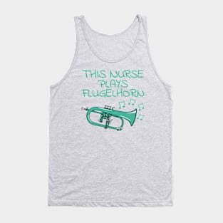 This Nurse Plays Flugelhorn, Hornist Horn Player Brass Musician Tank Top